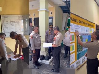 Wakapolda Babel Sidak Polsek Badau Tanpa Kompromi