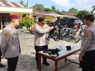 Sidak Kilat Kapolres Beltim, Pesan Tegas Anti Tambang Ilegal