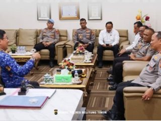 Kapolres Beltim Perkuat Sinergi Bersama Bupati